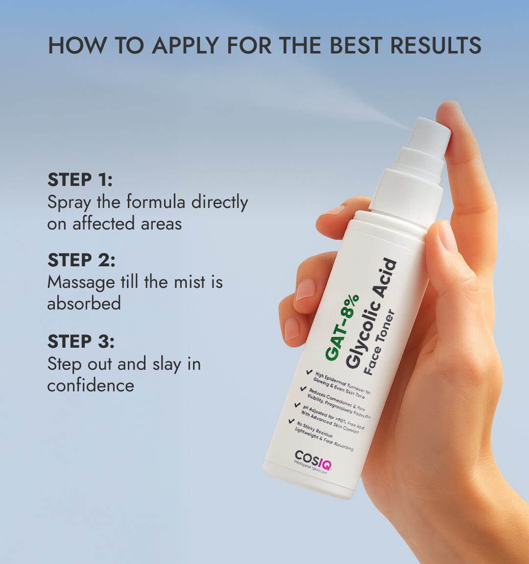 8% Glycolic Acid Toner Spray