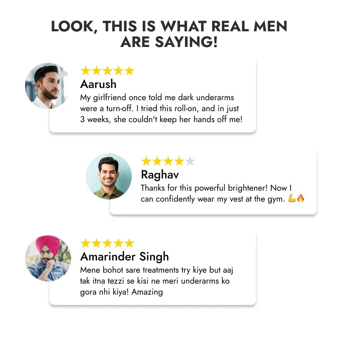 Brightening Underarm Roll - On Serum - Men - CosIQ