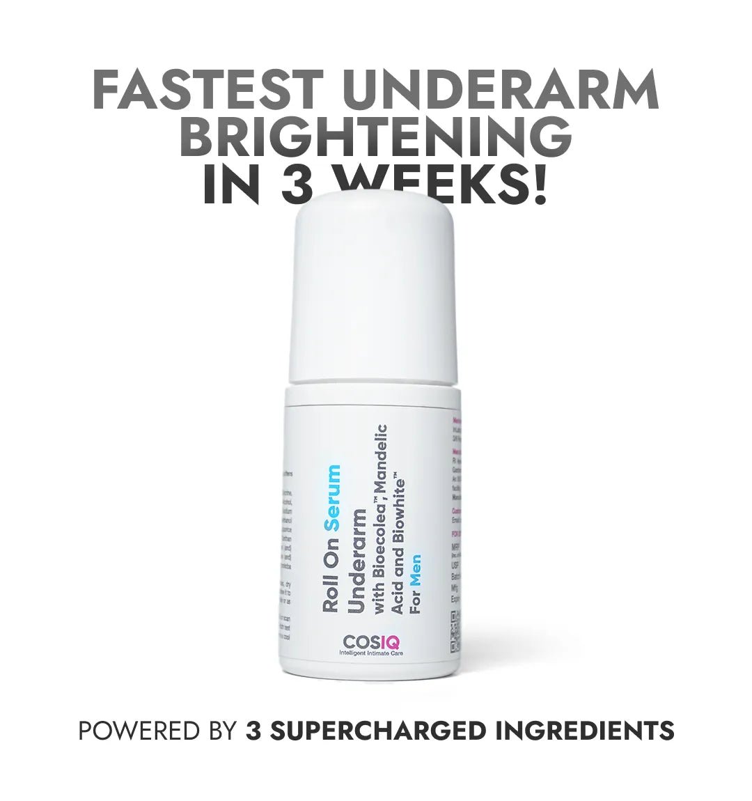 Brightening Underarm Roll - On Serum - Men - CosIQ