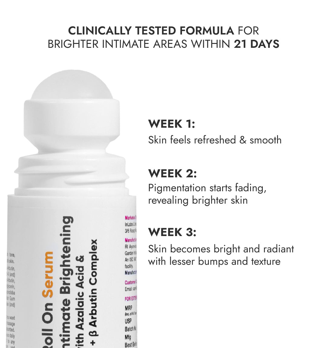 Intimate Brightening Roll - On Serum - CosIQ