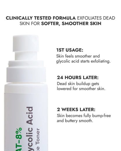 8% Glycolic Acid Toner Spray - CosIQ