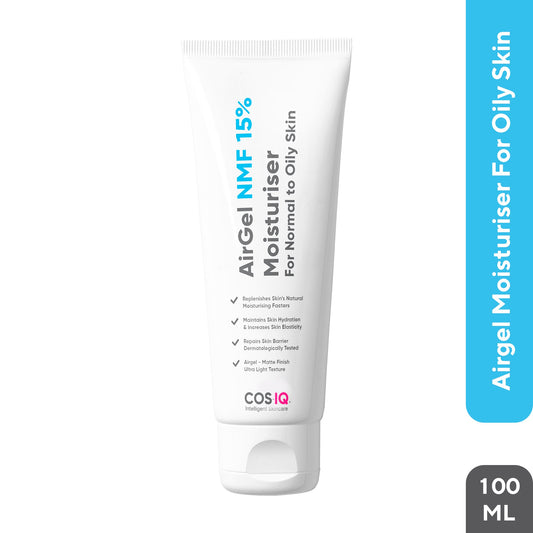 AirGel NMF - 15% Moisturiser for Oily Skin, 100ml - CosIQ