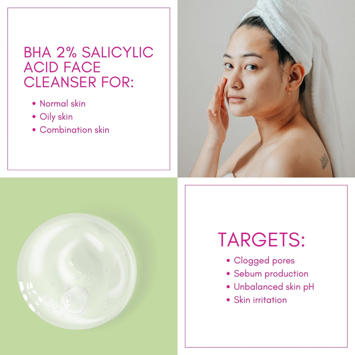BHA - 2% Salicylic Acid Face Cleanser, 100ml - CosIQ