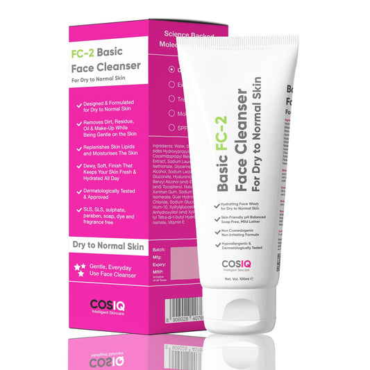 FC - 2 Basic Face Cleanser for Dry Skin, 100ml - CosIQ