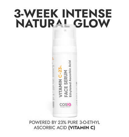 Glowing Skin with Vitamin C - 23% Serum : Advanced Molecular Skincare Technology - CosIQ