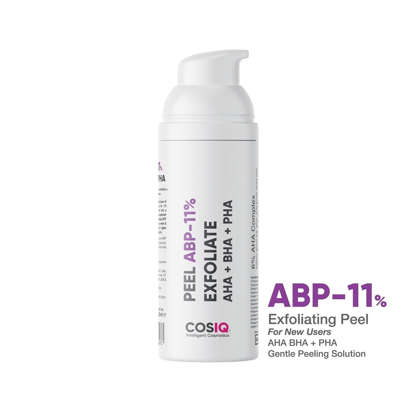 ABP-11% Gentle Exfoliating Peeling Solution, 30ml - CosIQ