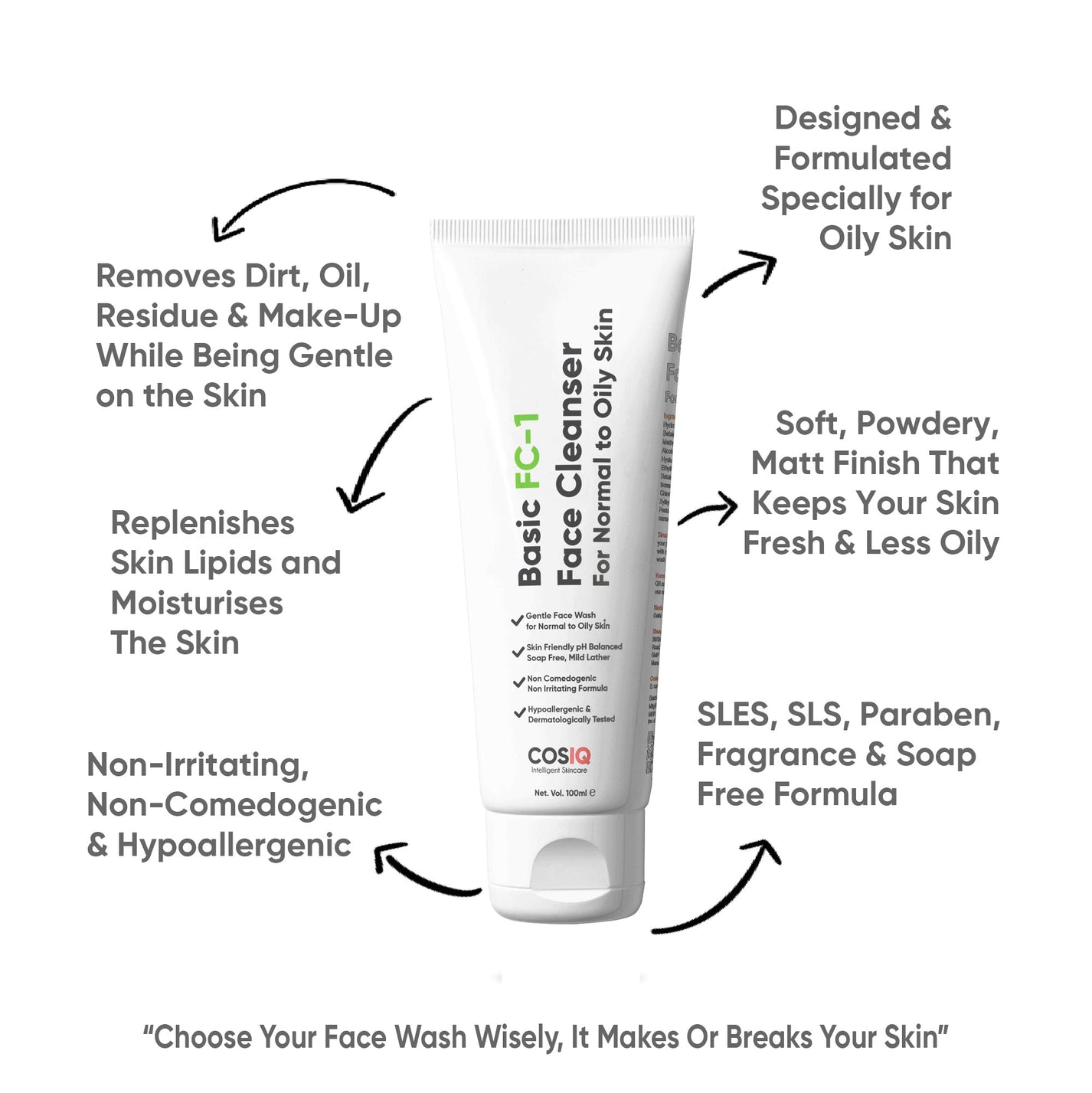 Mild Face Cleanser For Oily Skin Online CosIQ